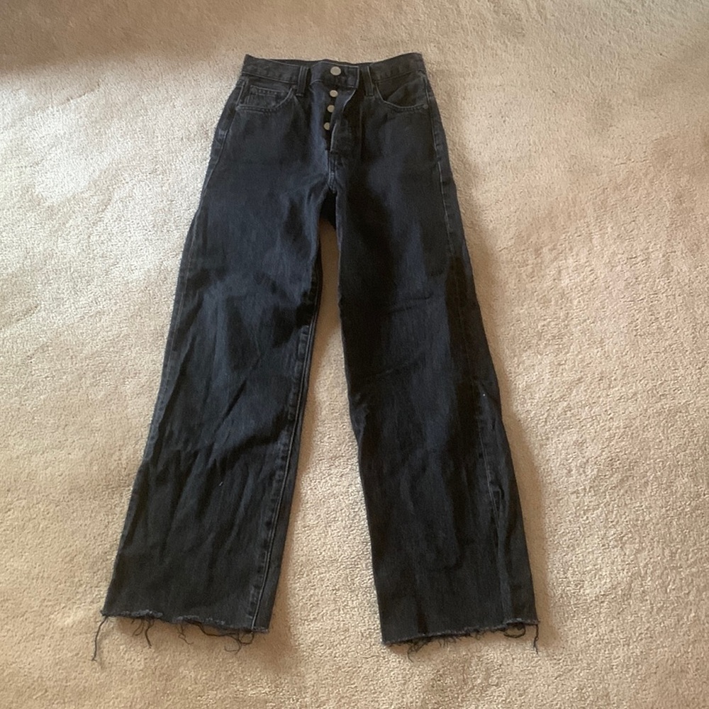 Denim forum the Farrah wide leg pants